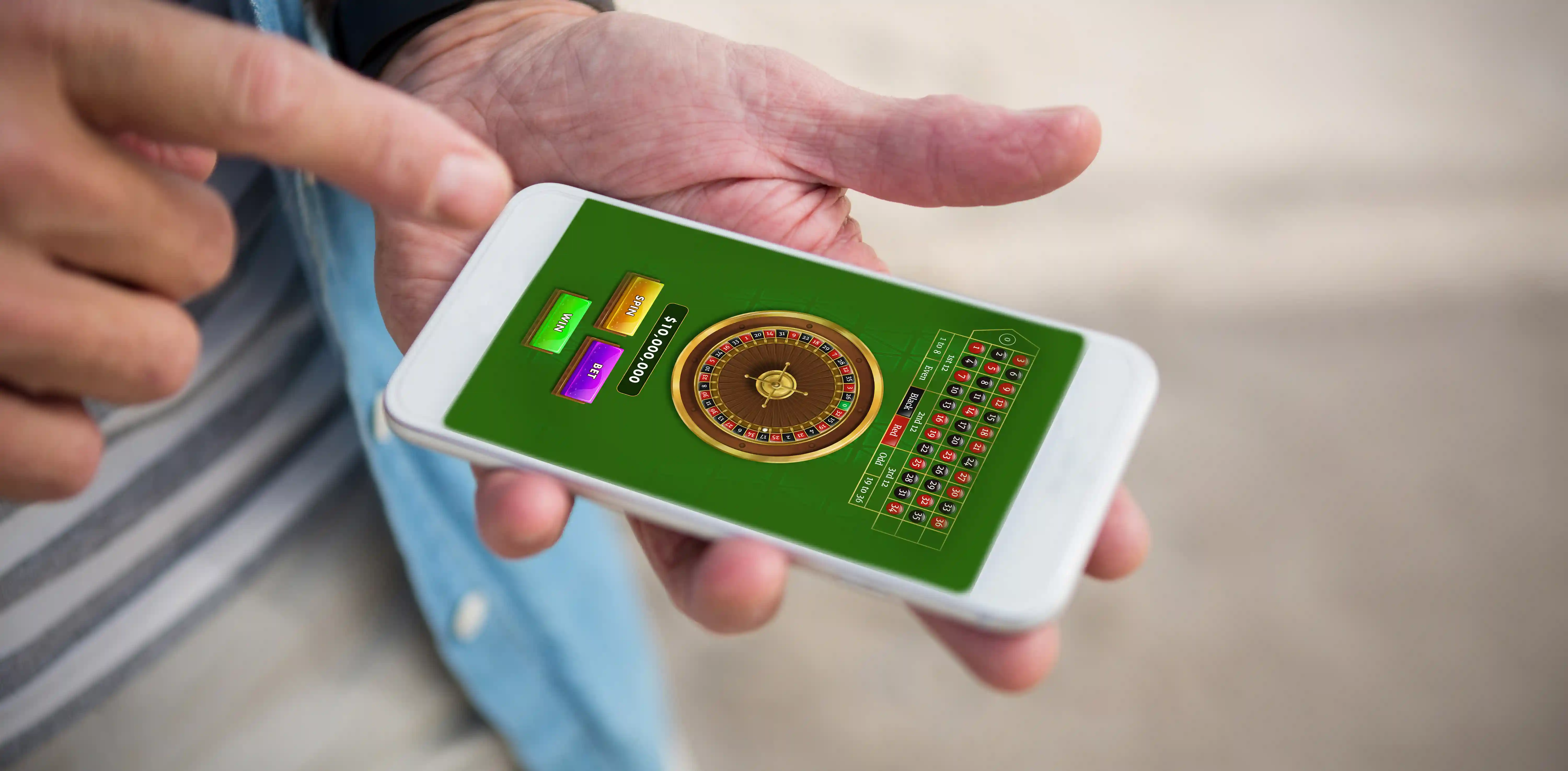 Online roulette game